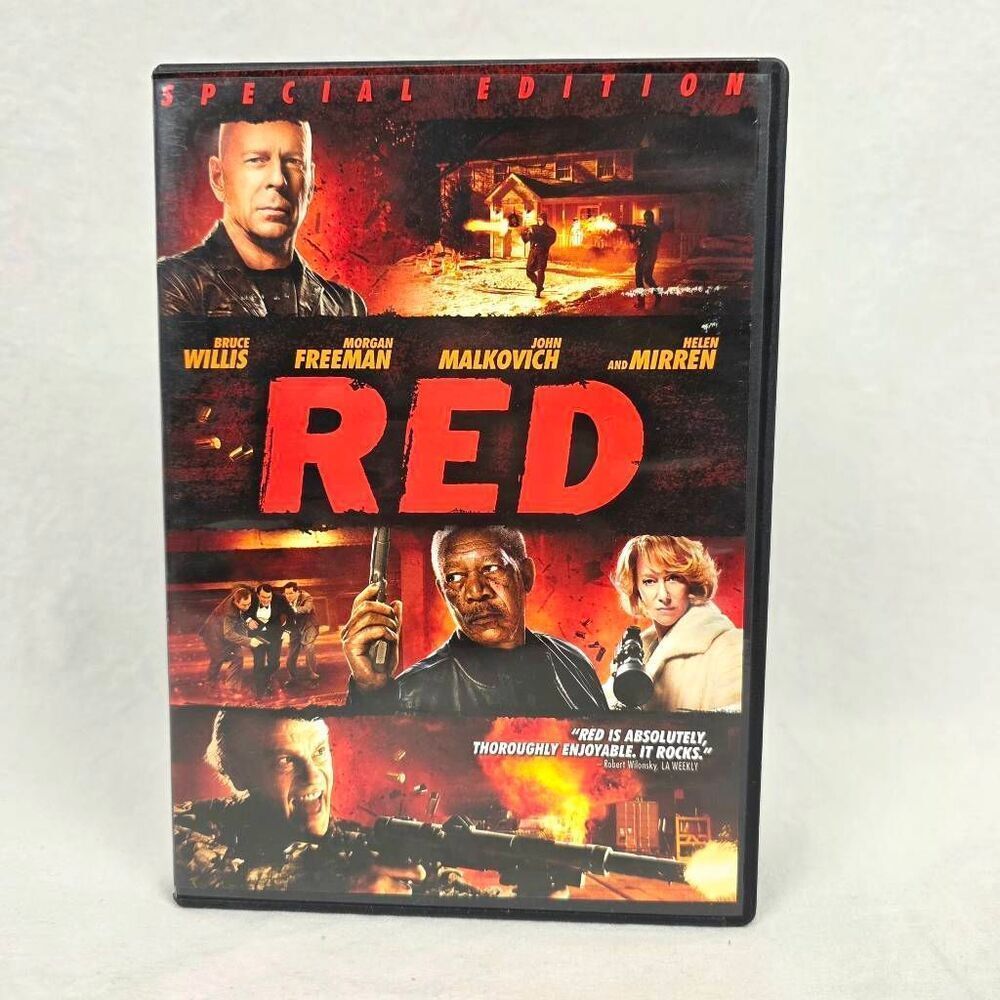 RED DVD Bruce Willis Action